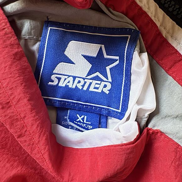 Vintage 1990s Ohio State Buckeyes Starter XL Reversible Pullover Sweatshirt - Picture 4 of 9